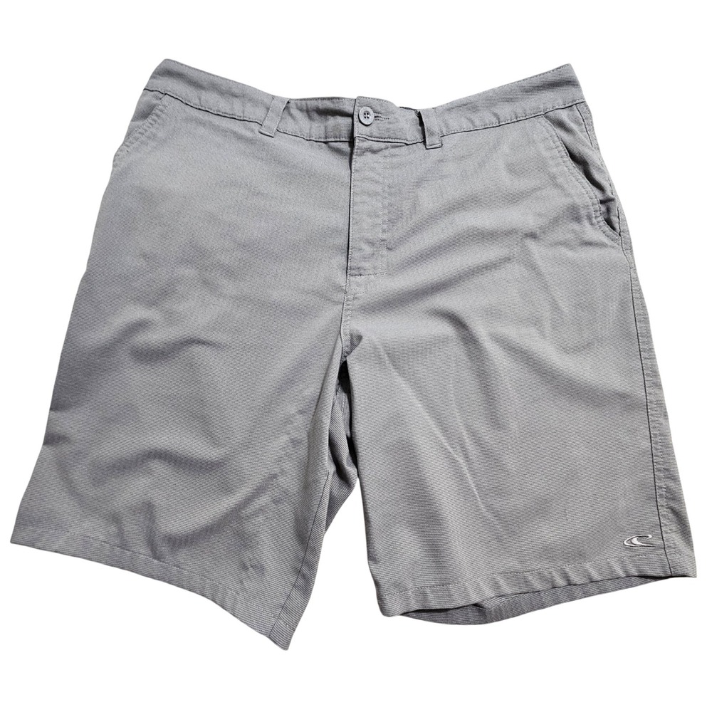 O'Neill Hybrid Shorts Mens 40 Grey Textured Surf Casual Walk Shorts‎